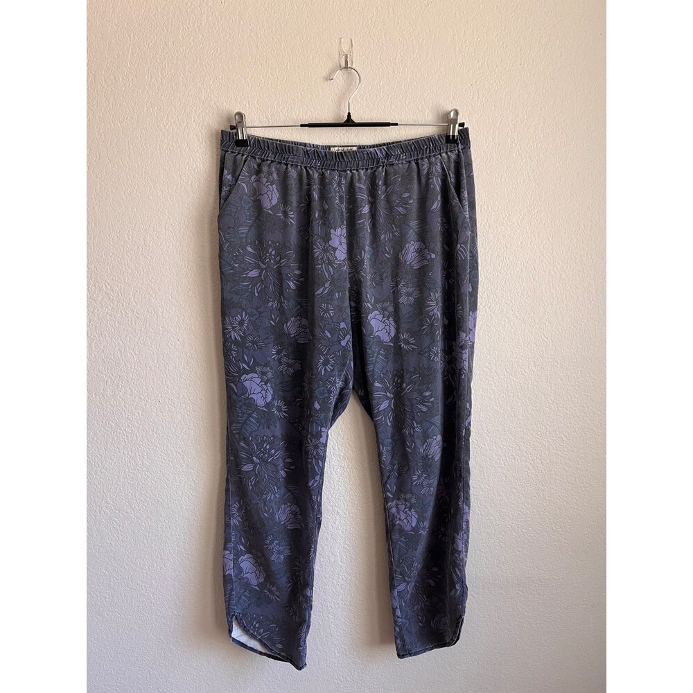 Marine Layer Re-Spun Allison Pant in Navy Floral Size XL